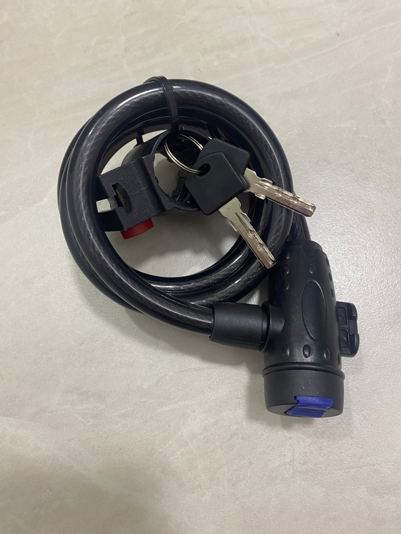 Brand New Bicycle lock & keys, Sports Equipment, Bicycles & Parts