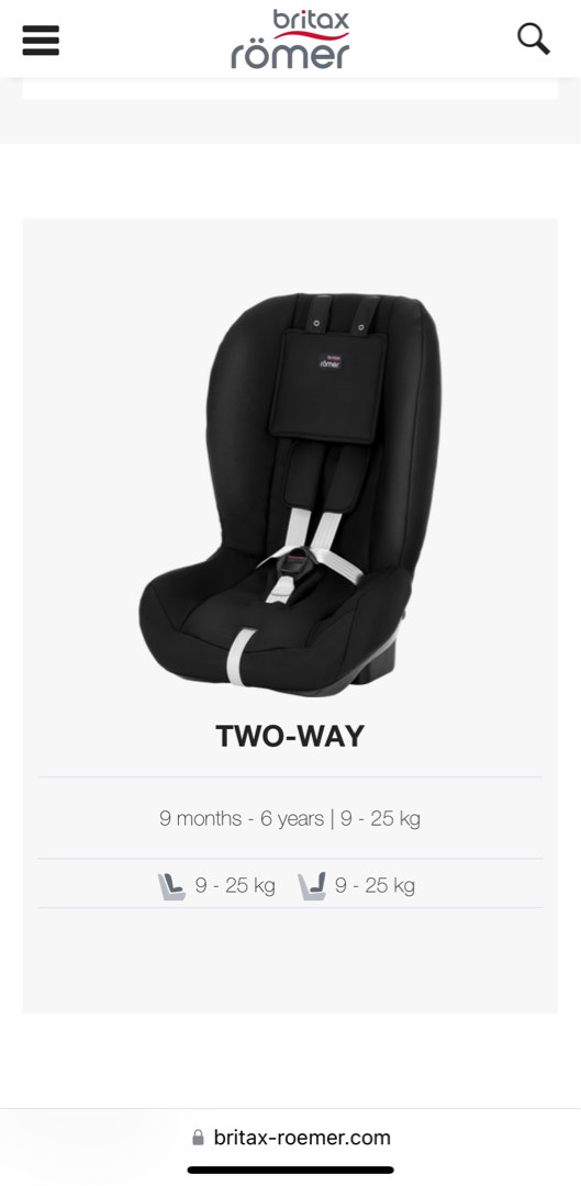 Britax römer two way isofix discount