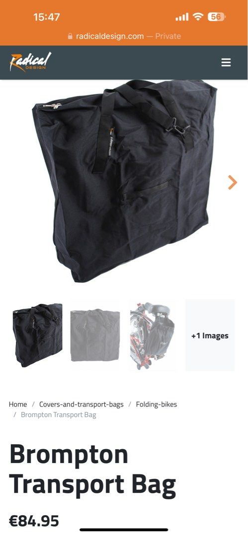 Radical design brompton hotsell bag