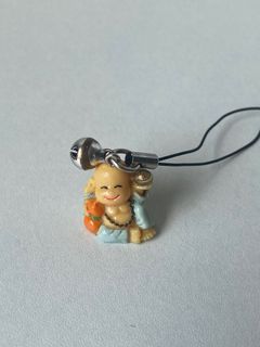 Buddha phone charm keychain
