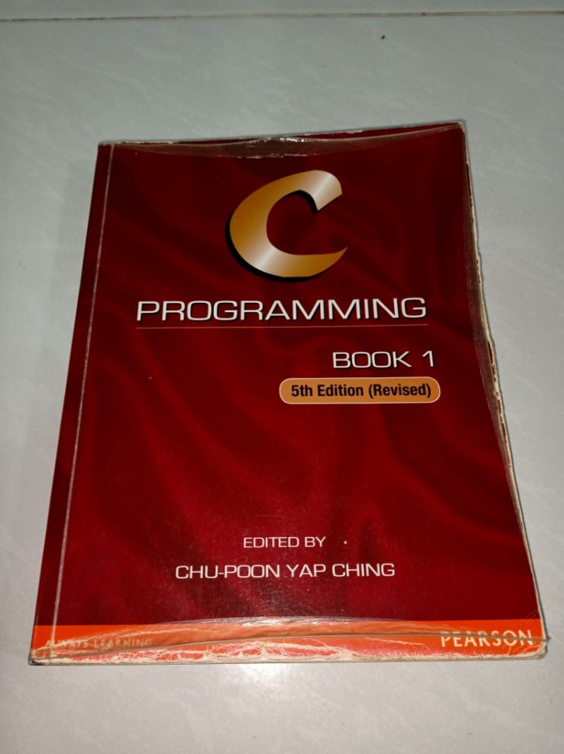 C Programming Book 1 (5th Edition), Hobbies & Toys, Books & Magazines ...