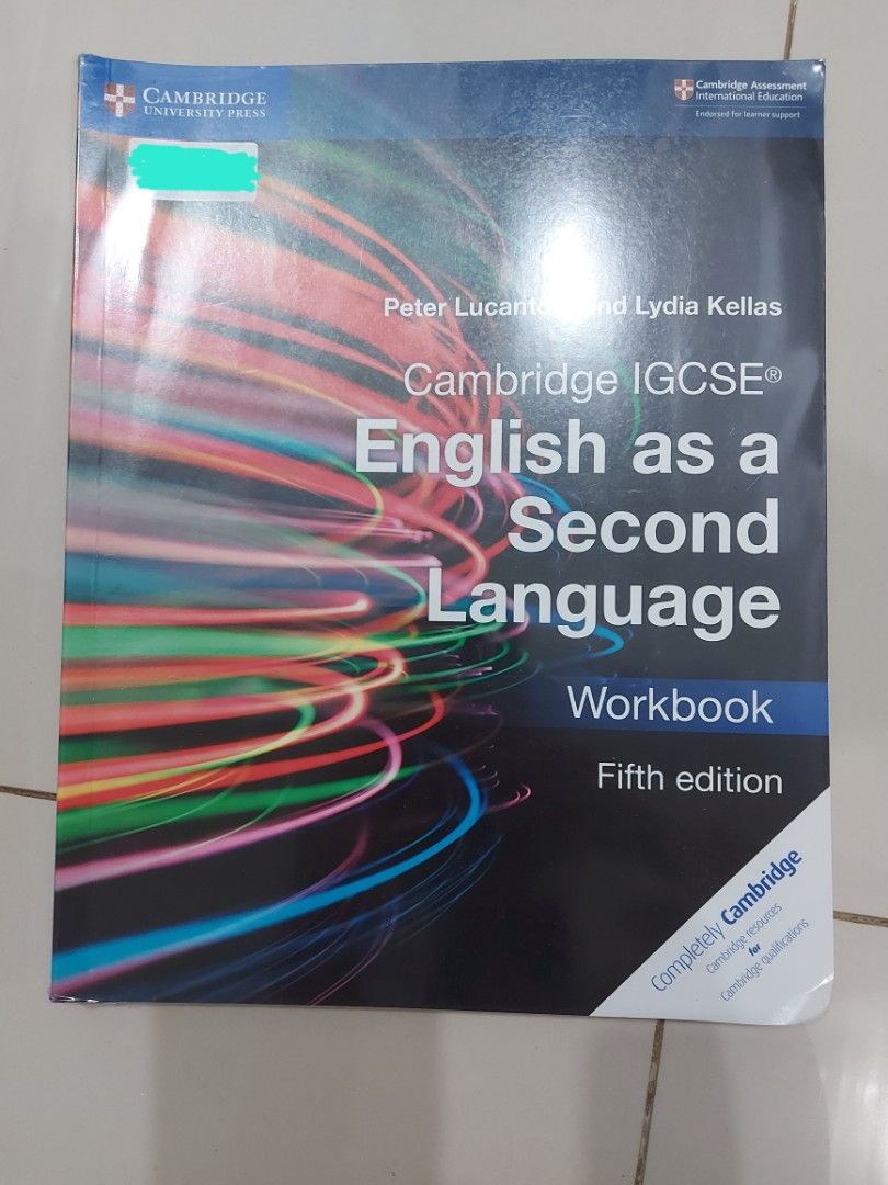 Textbook Cambridge IGCSE English as a Second Language Workbook, Buku ...