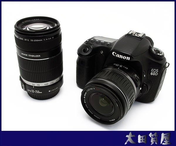 Canon EOS 60D・EF-S18-135 IS EF-S55-250mmカメラ