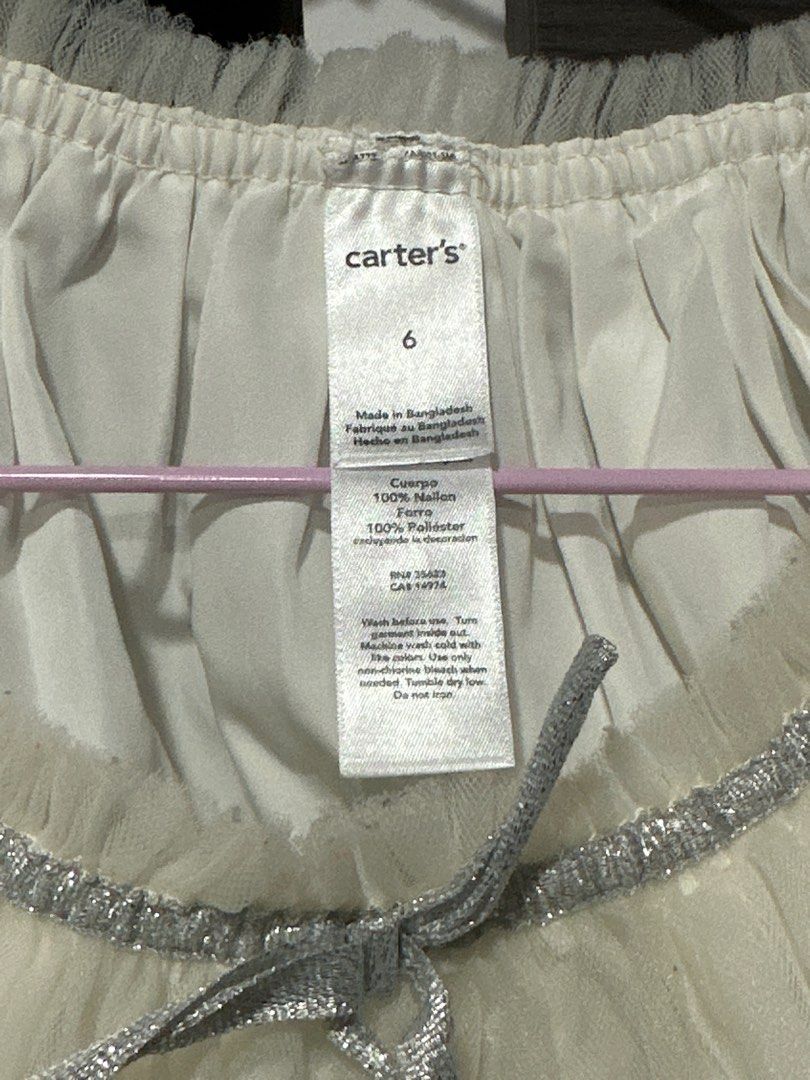 Carter's white hotsell tutu skirt