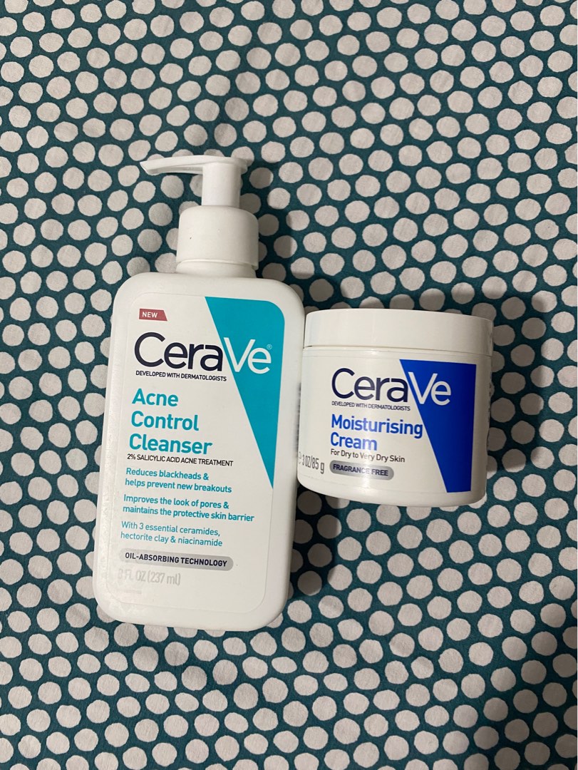 Cerave Facial Wash and Moisturizing Cream Take both for 210, Beauty & Personal Care, Face, Face