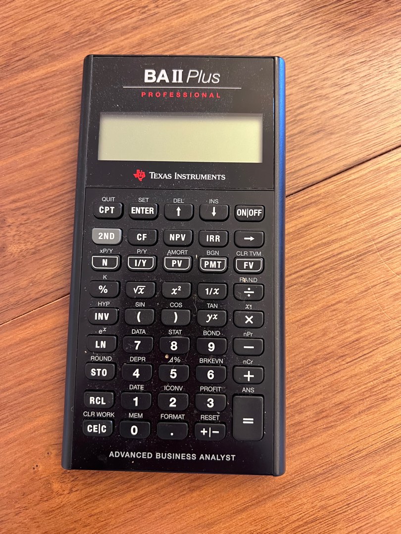 CFA Calculator, 電腦＆科技, 商務用科技產品 Carousell