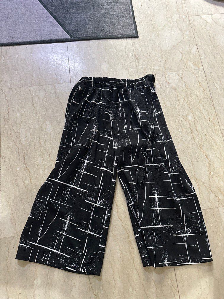 Checkered capris cheap