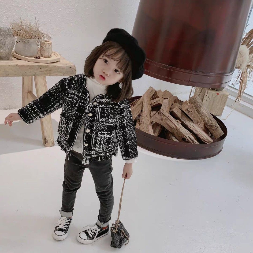 Checkered jacket kids on sale