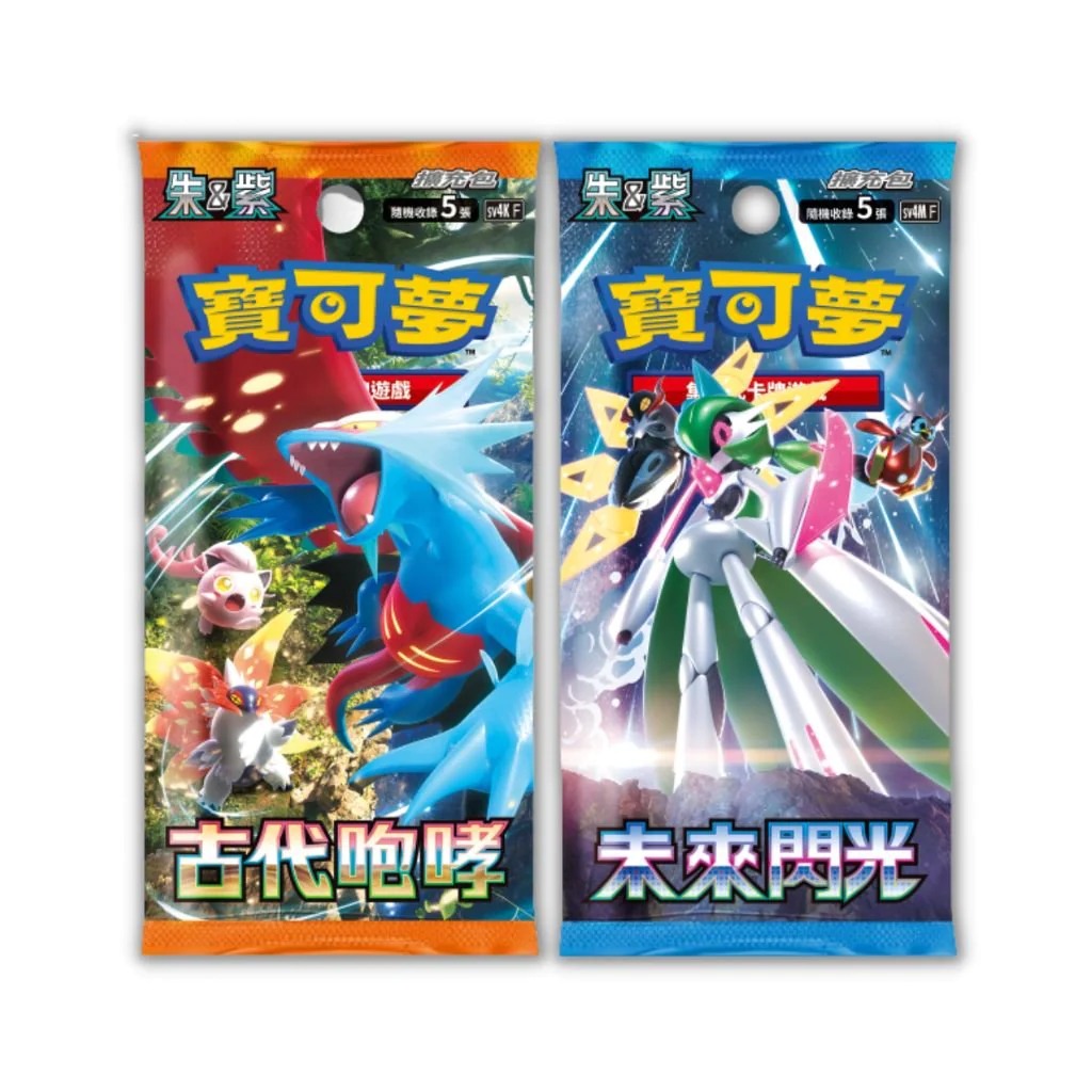 [CHINESE] Pokemon Ancient Roar and Future Flash Booster Box Set ...