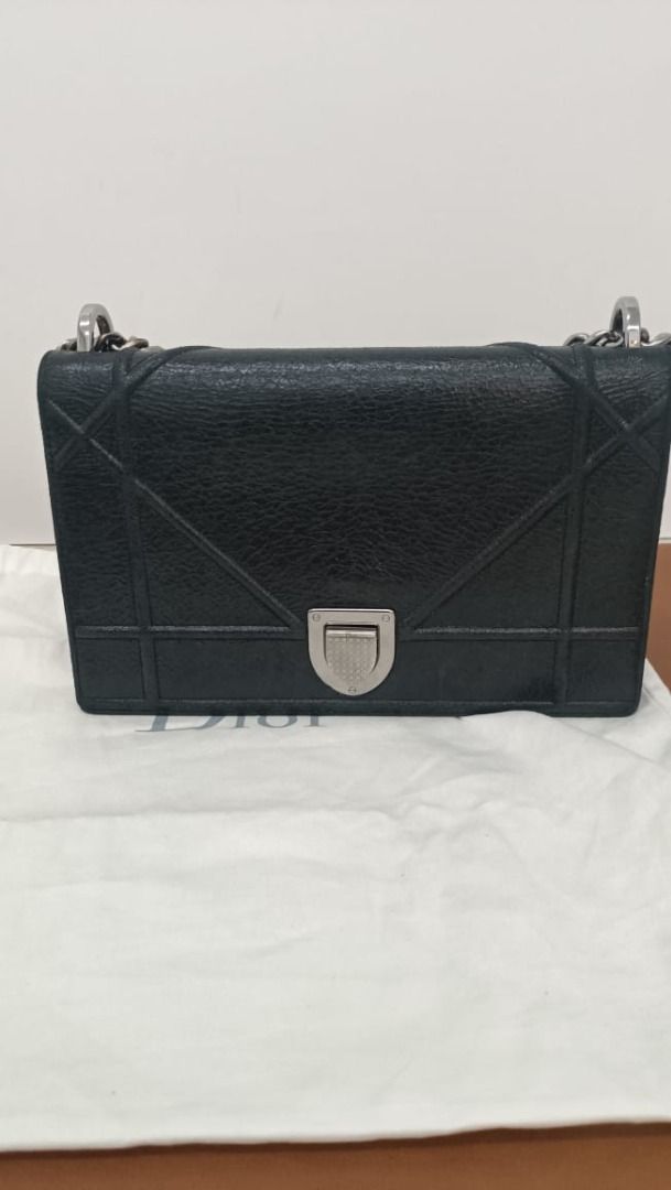 Dior diorama black best sale bag