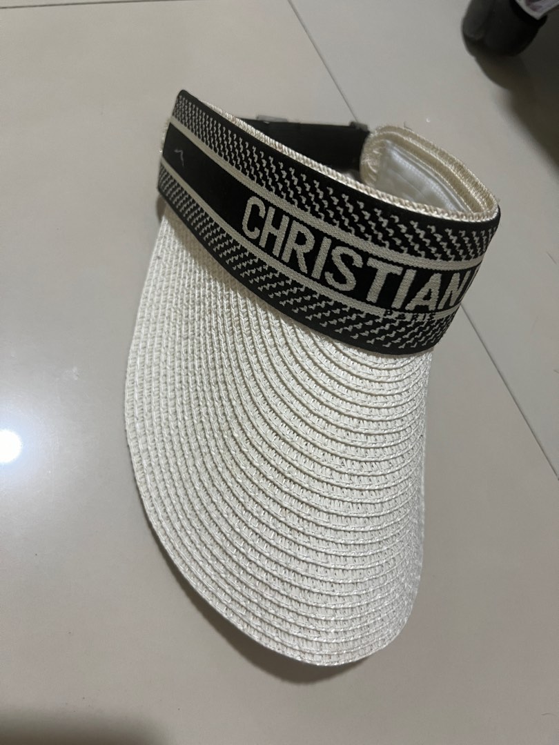 Dior sun visor sales hat
