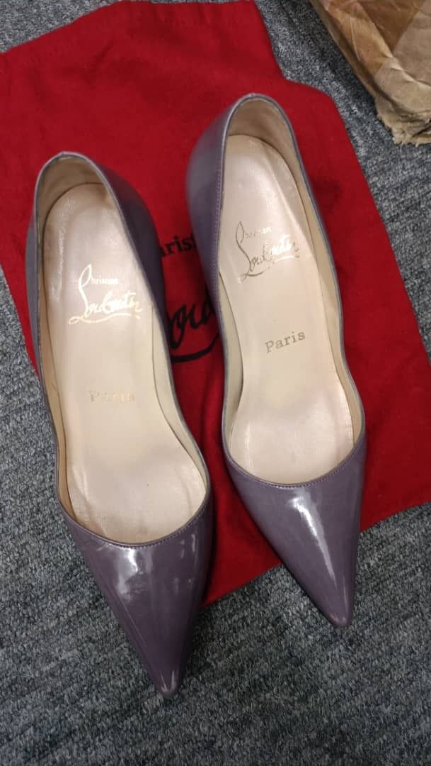 CHRISTIAN LOUBOUTIN PIGALLE HEELS PURPLE SIZE 36 Luxury Sneakers
