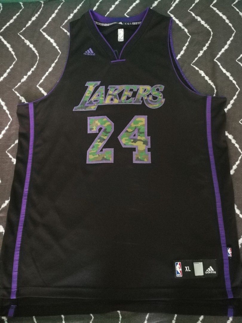 Black and cheap purple kobe jersey