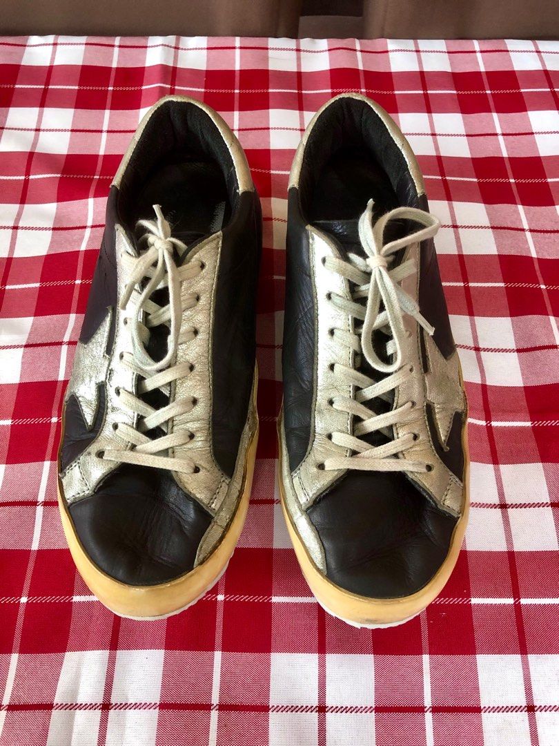 Chinese New Year Sale Authentic Original Golden Goose GGDB Archive Black with silver lining and retro side sole color Luxury Sneakers Footwear on Carousell