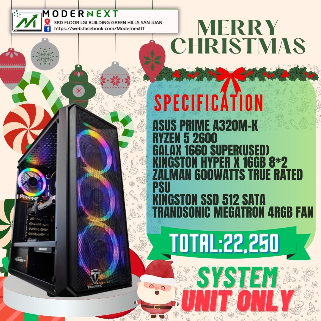 CHRISTMAS SALE PRE BUILT SYSTEM UNIT, Computers & Tech, Desktops on ...