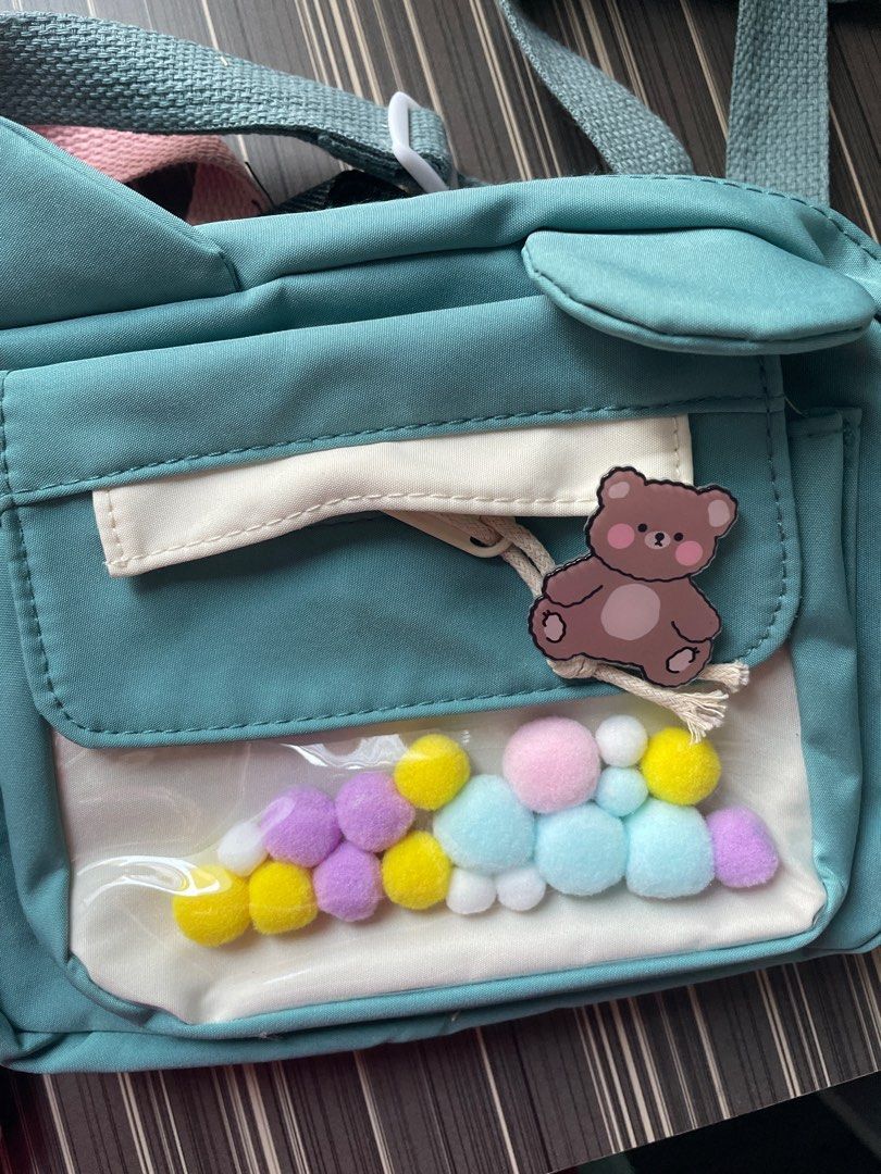 set of 3 bundle clearance small sling bag sale colourful cute