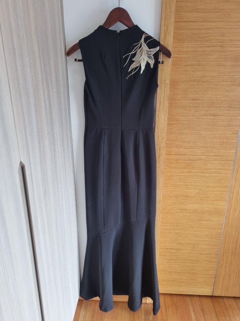 Coast black and gold dress new arrivals