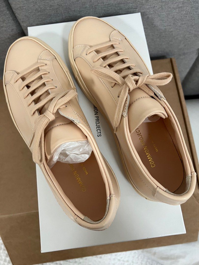 ◆Common Projects ◆ Original Achilles Low Sneakers Apricot Common Projects - Achilles Low in Apricot – gravitypope