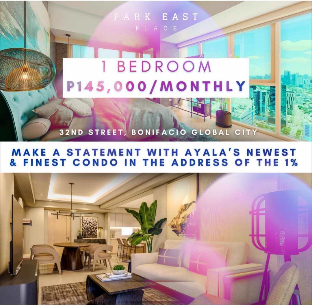 Condominium unit For Sale in BGC Alveo Park East Place near Uptown Mall