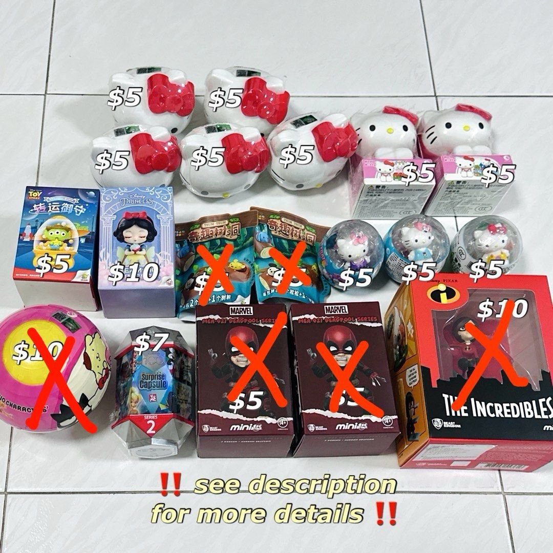 CPCM Figurine Toys Tsum Tsum Toy Story Alien Disney100 Deadpool
