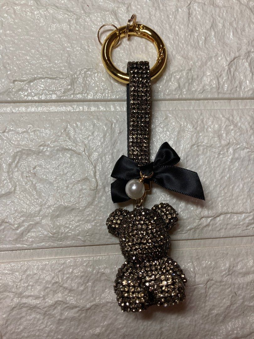 Cute Car Keychain Rhinestone key chain Diamond cartoon