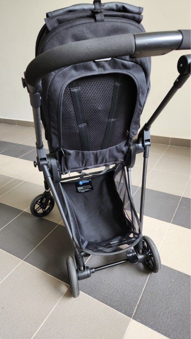 Cybex Melio Cot 3 - Moon Black – Albee Baby - View #8