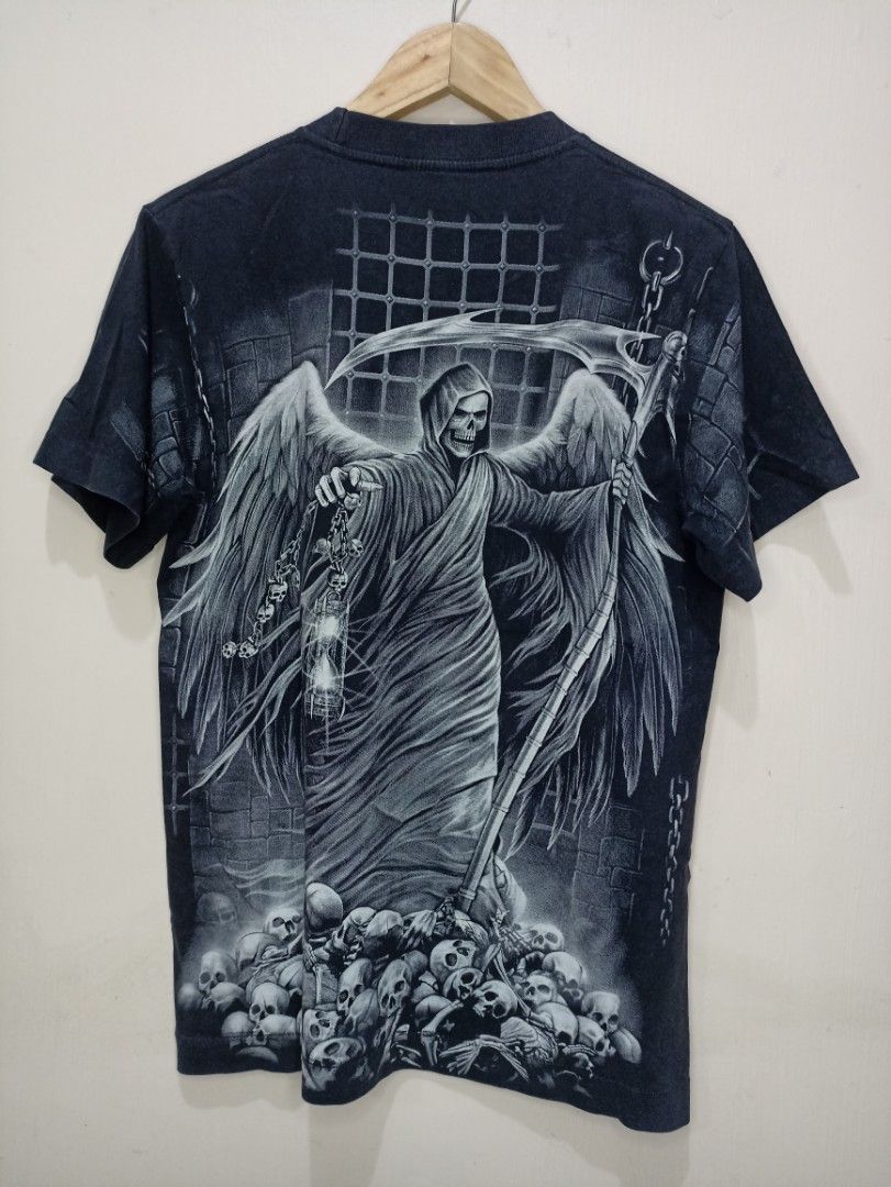 Death ripper AOP single stitch, Men's Fashion, Tops & Sets, Tshirts ...