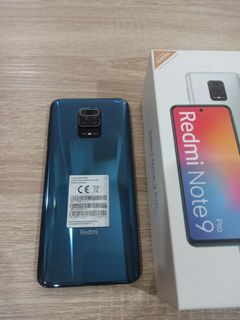 Dijual cepat hp Xiaomi Redmi Note 9 Pro 8/128  Full set