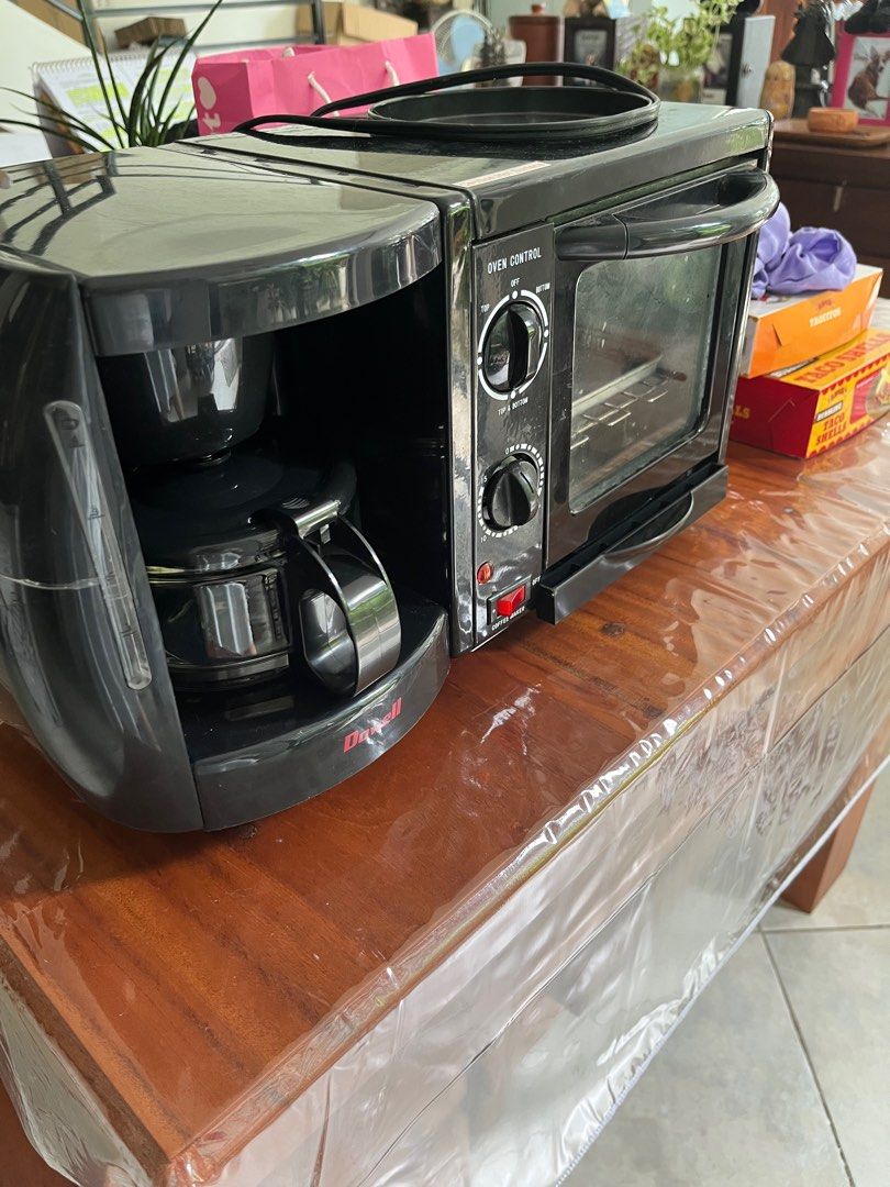 Dowell 3-in-1 breakfast maker: coffee maker, oven, fryer (Category: Cookers) located in Manila. Submitted by beaabs (Listing ID 1268893768, Image 1). Description: .