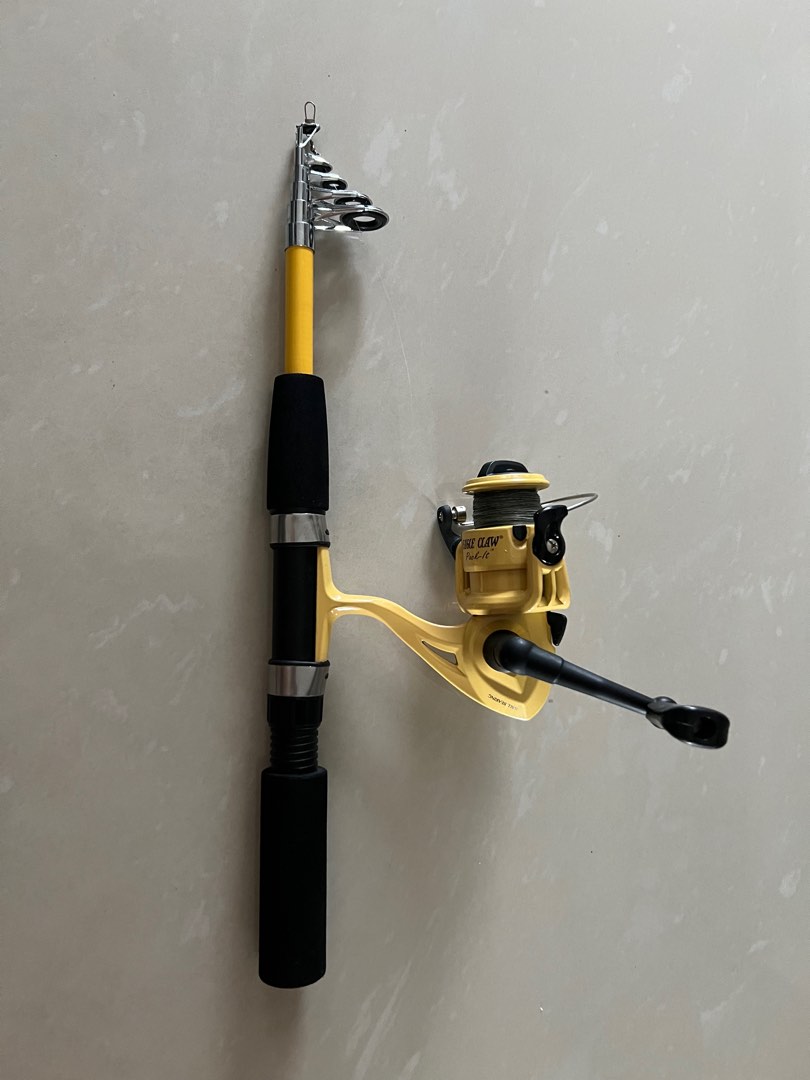 Eagle Claw Telescopic Rod and Reel, Sports Equipment, Fishing on