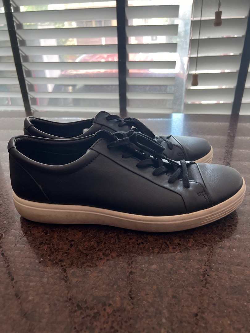 Mens ecco leather sneakers top