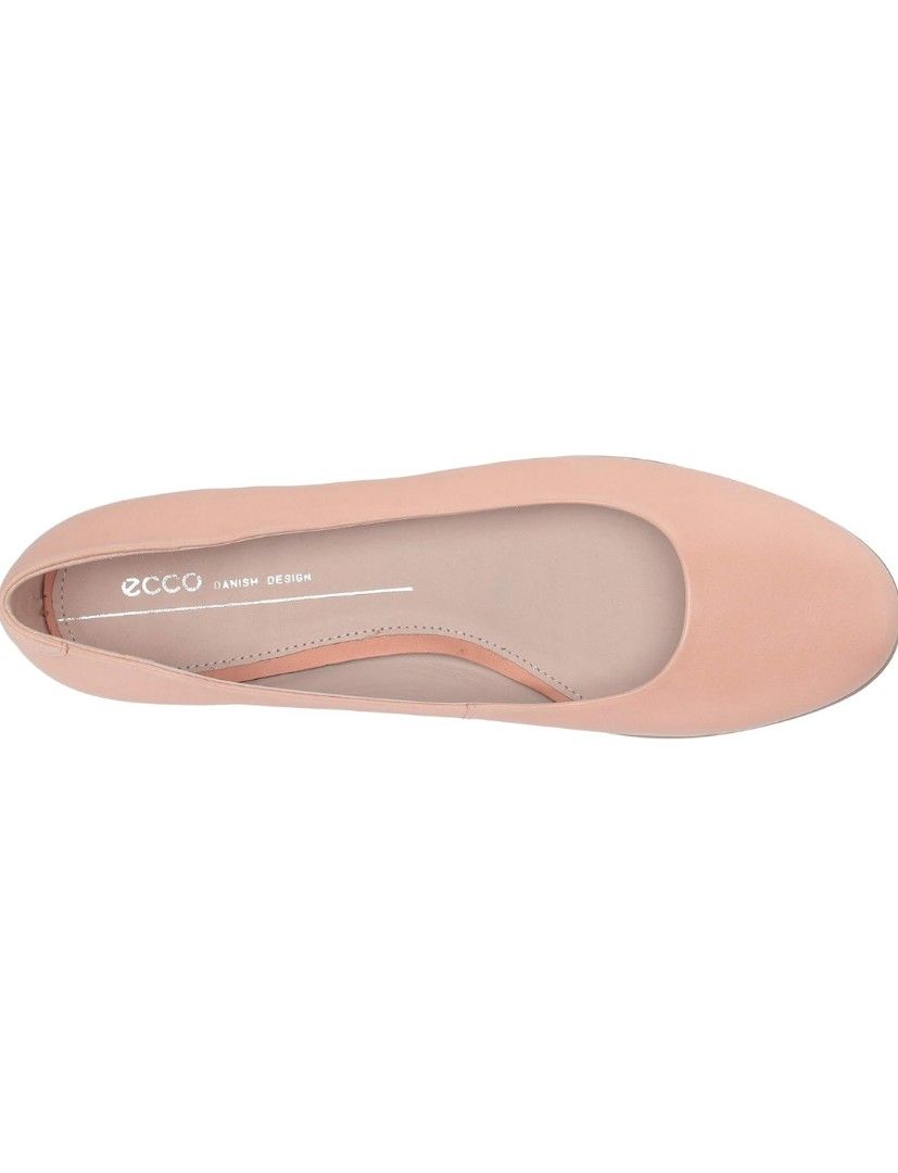 ECCO Women s Anine Leather Neutral Nude Ballerina Ballet Flat Medium EU38 Women s Fashion Footwear Flats on Carousell