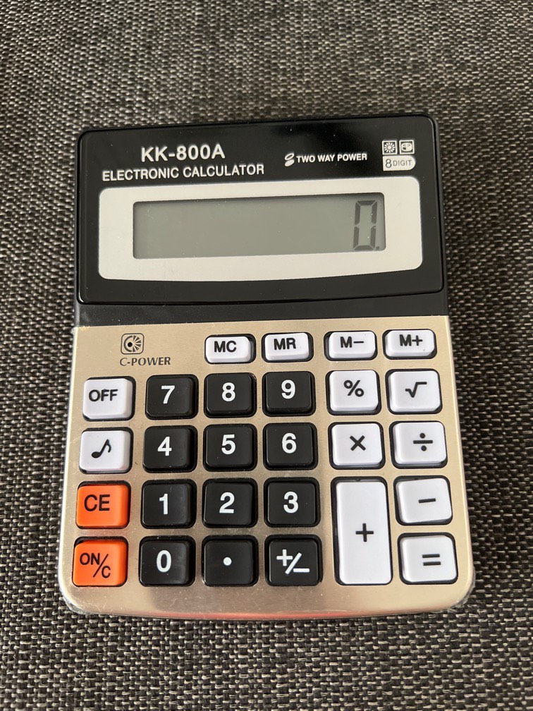 Electronic Calculator KK800A, Computers & Tech, Office & Business