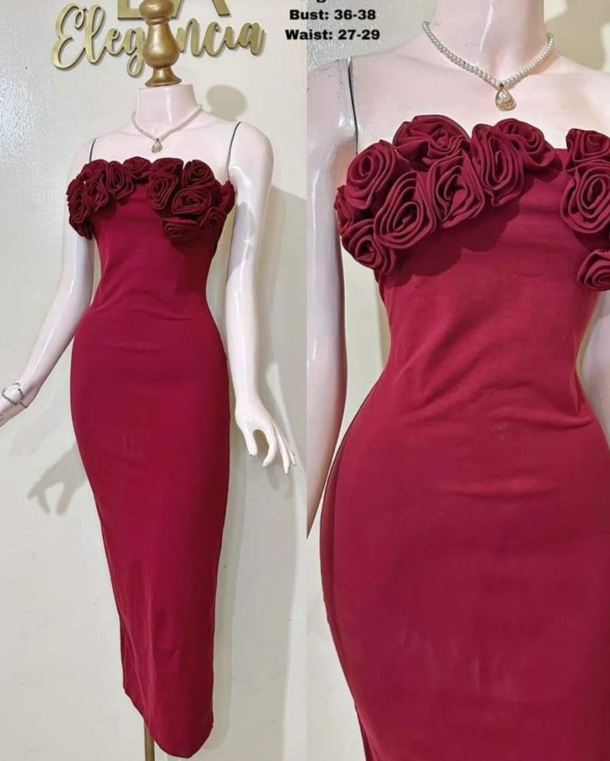 Elegant dress (Category: Evening dresses & gowns) located in Quezon City. Submitted by arvy0521 (Listing ID 1268968246, Image 1). Description: ganda ng fit elegant tgnan...