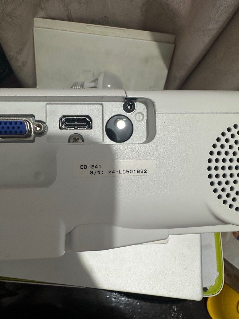 Epson projector eb s41 with free original wireless LAN elpap10 (Category: Projectors) located in Manila. Submitted by red_g (Listing ID 1268987401, Image 3). Description: Rfs : decluttering Includes epson bag, adapter, remote, pointer Free: original wireless lan elpap10 worth 3500 - can be used for watching or screen mirroring from phone or ipad.