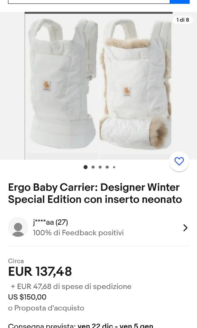 Ergobaby designer series shop winter edition