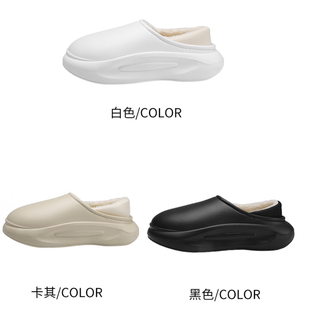 情侶裝Eva保暖棉防滑拖鞋（3色可選）, 男裝, 鞋, 拖鞋- Carousell