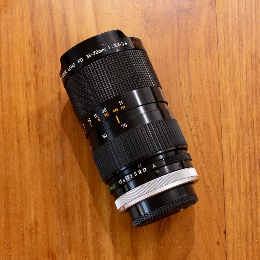 EXC] Canon FD 35-70mm ƒ2.8-3.5 vintage film camera zoom lens for