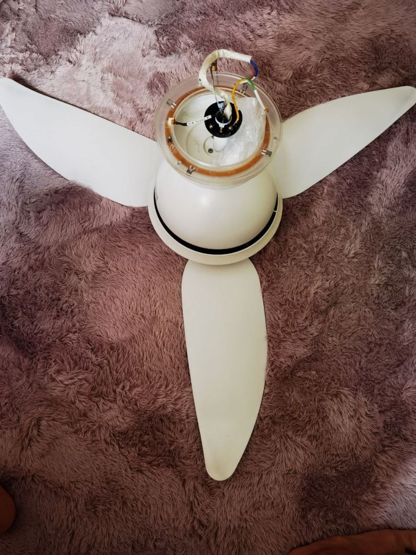 Fanztec Glide 38 inch ceiling fan with light kit for spare parts