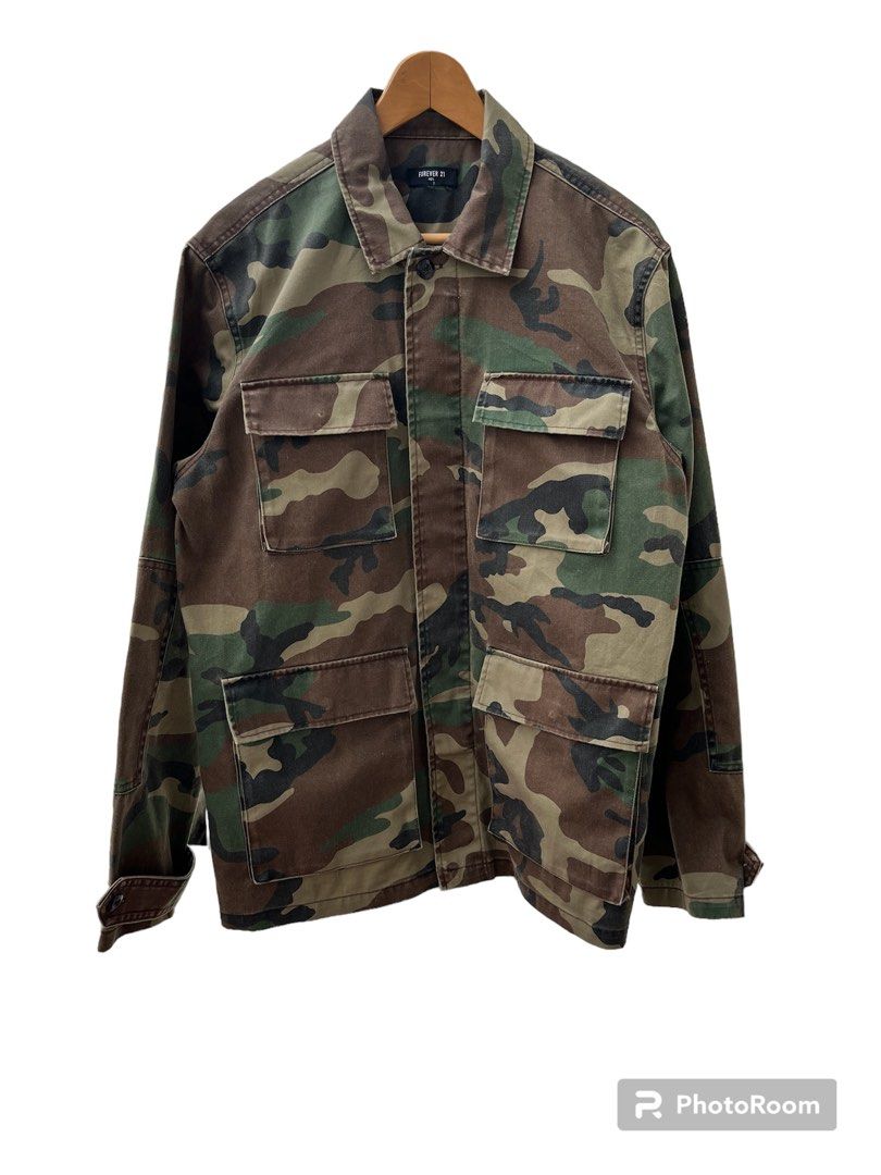 Forever 21 camo jacket mens outlet
