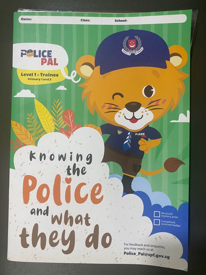 FREE Policeman Activity book, Hobbies & Toys, Stationery & Craft, Other ...