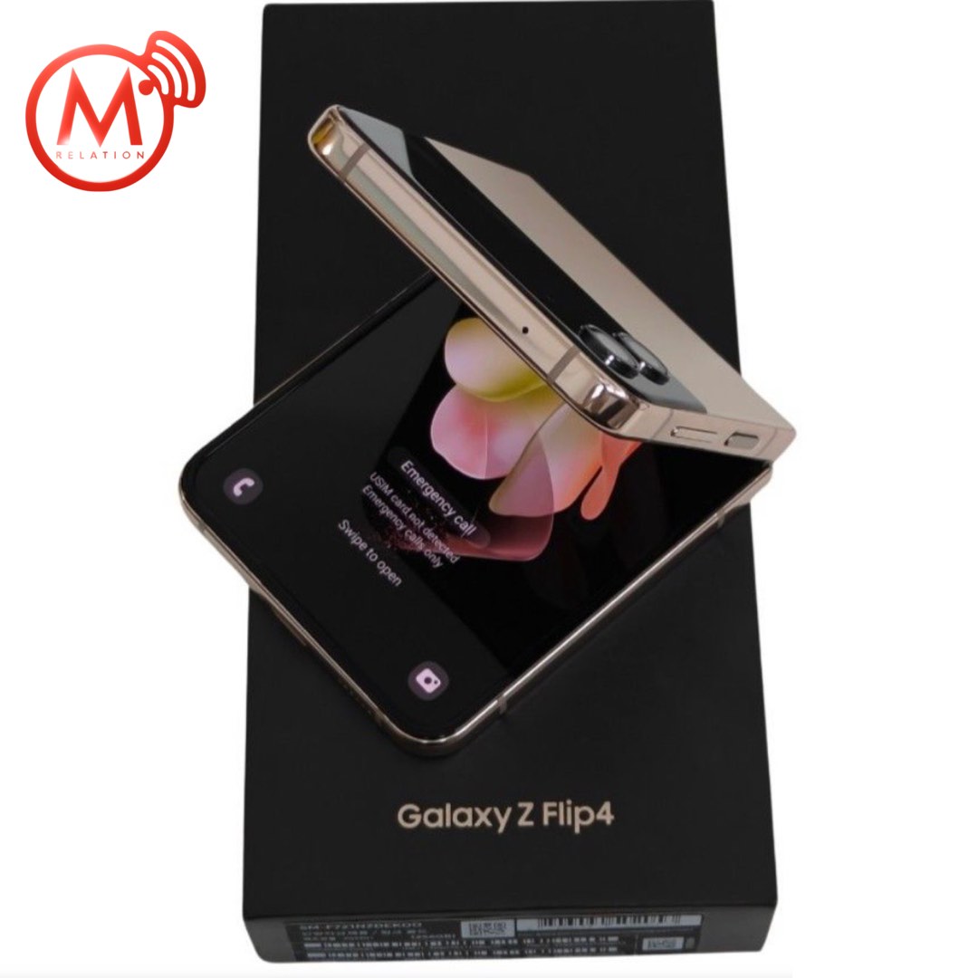 Galaxy Z Flip 4 Pink Gold 256GB, Mobile Phones & Gadgets, Mobile Phones ...