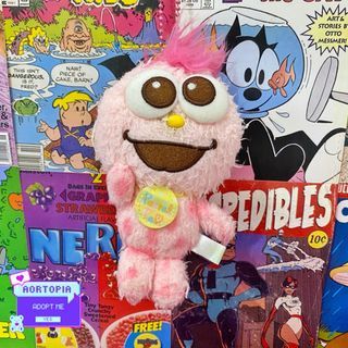GANCI MOPPY SESAME STREET ORIGINAL UNIVERSAL STUDIO JAPAN TEMAN ELMO PINK LUCU PLUSHIE KEYCHAIN
