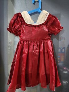 Girl Red Dress (Size: 100cm)