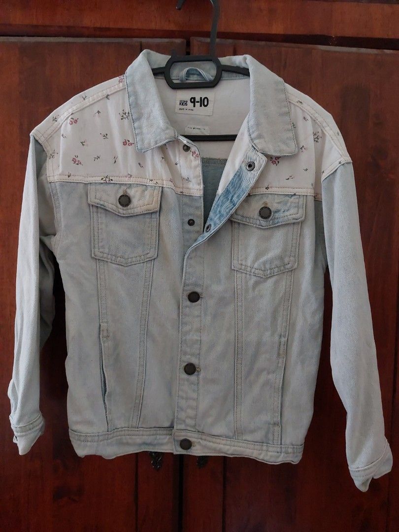 Jaket jeans cotton top on