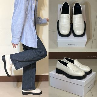 Grace gift｜米白色樂福鞋 23.5cm