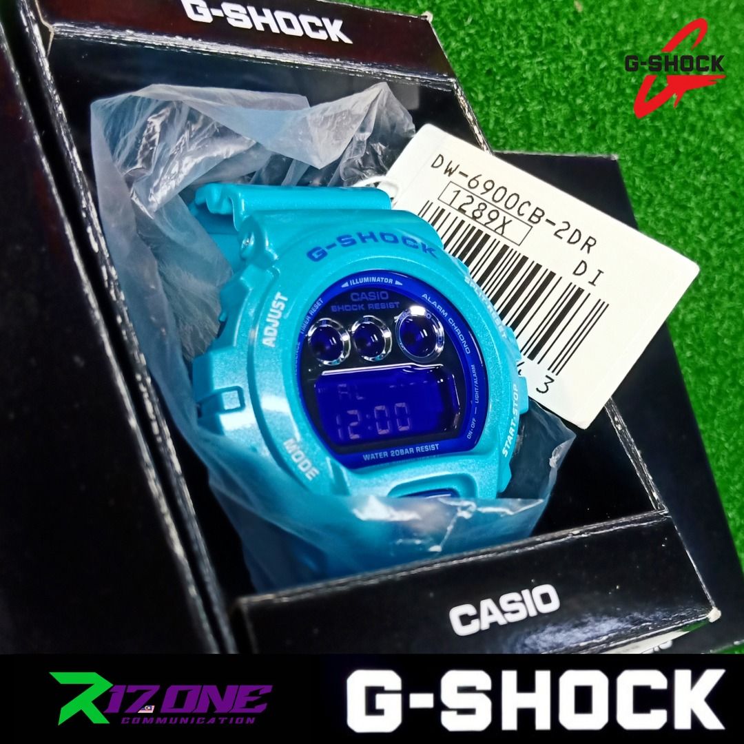 G SHOCK DW 6900CB 2DR CRAZY COLOUR ASIA SET N.O.S. NEW OLD