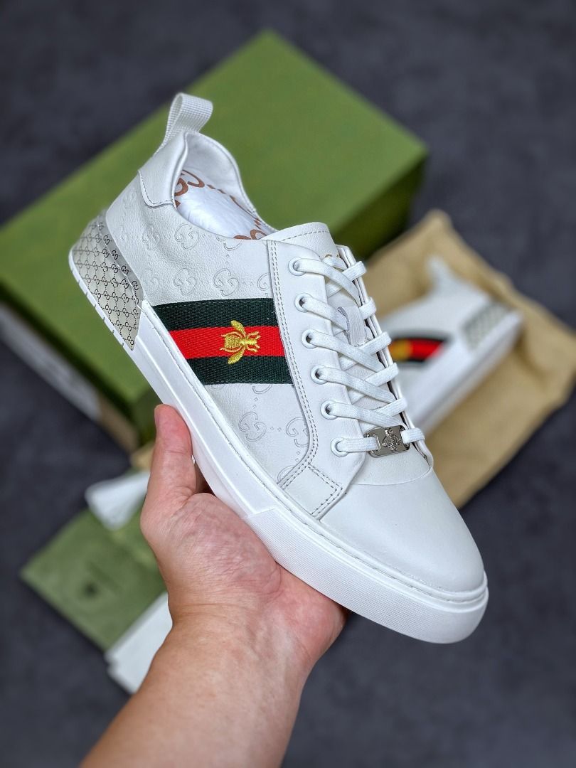 Gucci white casual shoes online