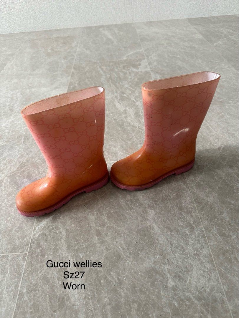 Gucci sales wellington boots