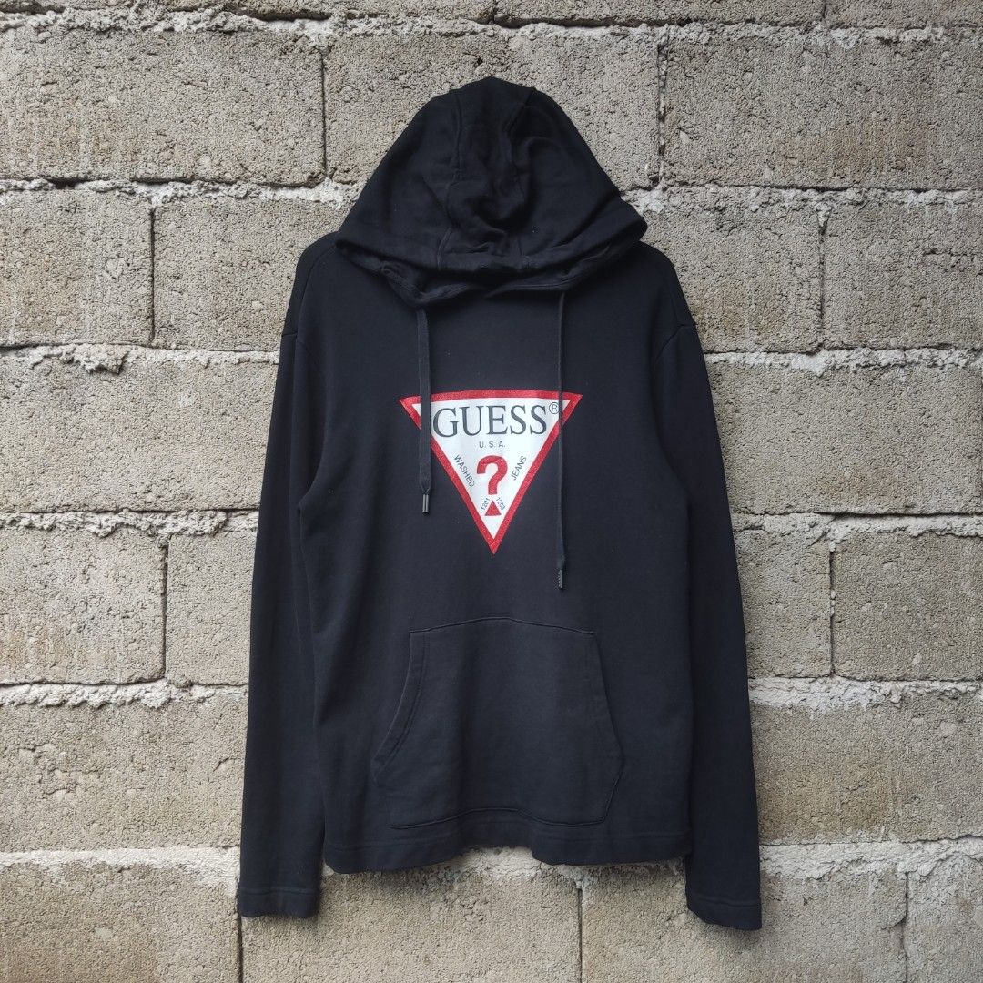 Guess Classic Logo Hoodie Men s Fashion Tops Sets Hoodies on